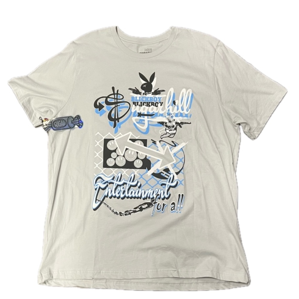 Men’s Light Gray Sugarhill Graphic T-Shirt new with tags